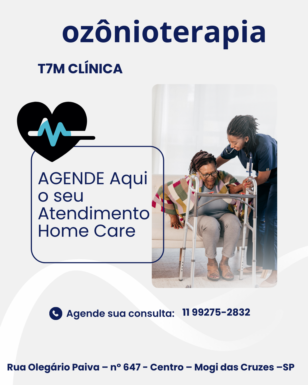 Agende seu atendimento home care com a T7M Clínica