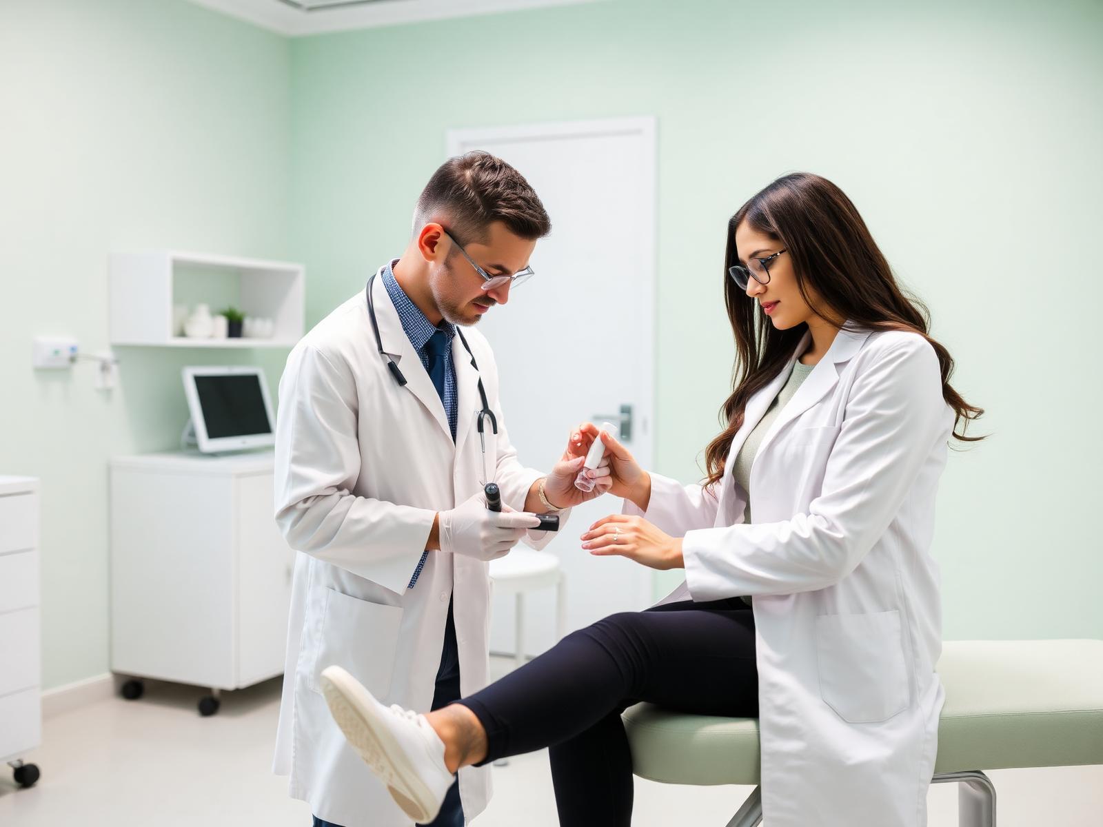 Sessão de ozonioterapia na Clínica T7M
